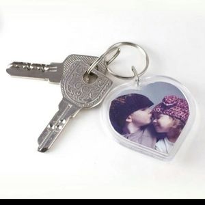 Keychain, Heart Photo Frame